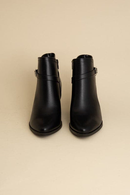 Nadine Ankle Buckle Boots.