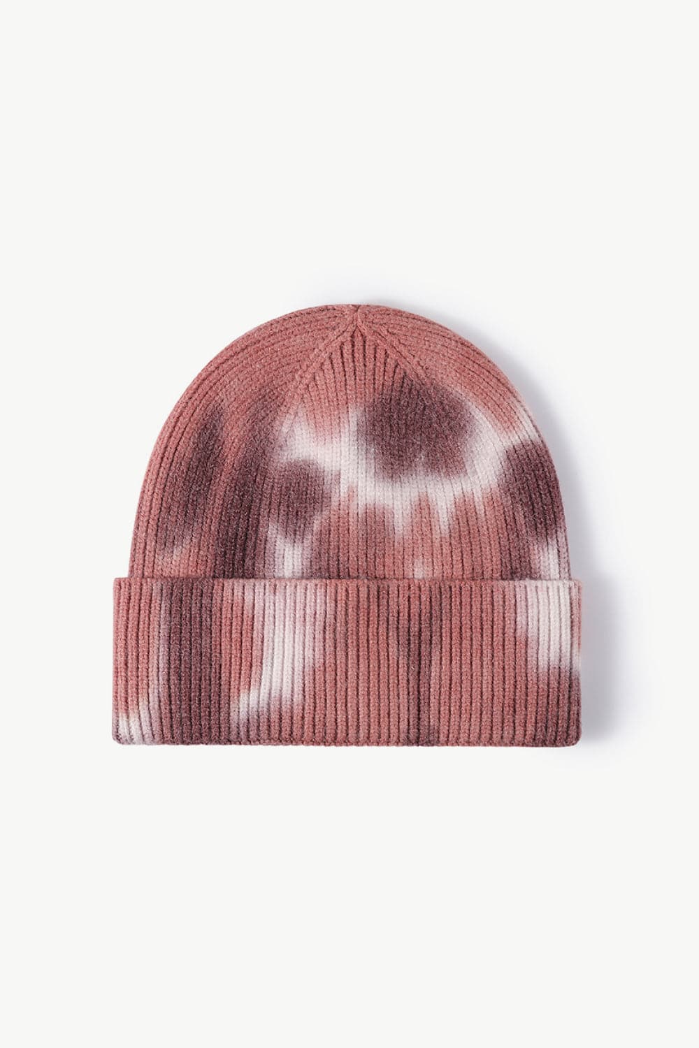 Tie-Dye Cuffed Knit Beanie.