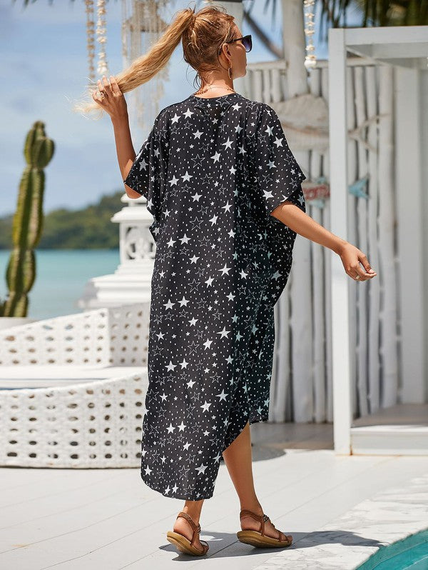 Starstruck Summer Kimono Cover-Up – Beach to Brunch Ready! Coco’s Tee Boutique