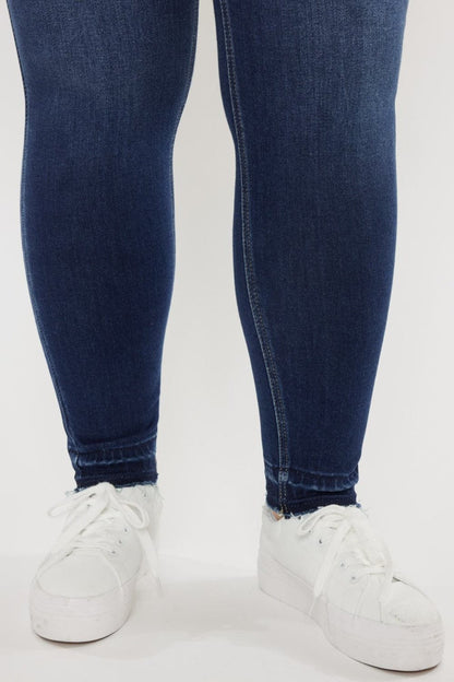 Kancan Full Size High Rise Ankle Skinny Jeans.