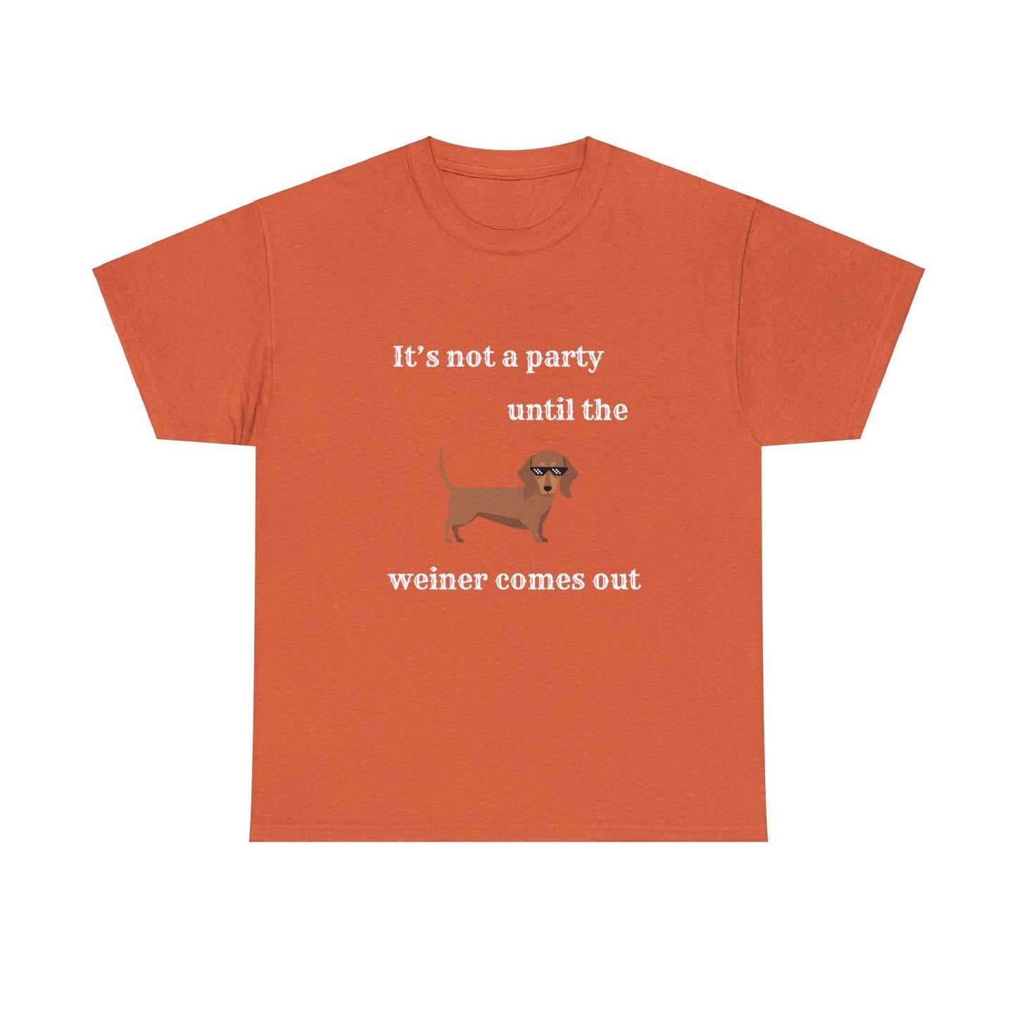 Dachshund Weiner Party Short Sleeve Tee