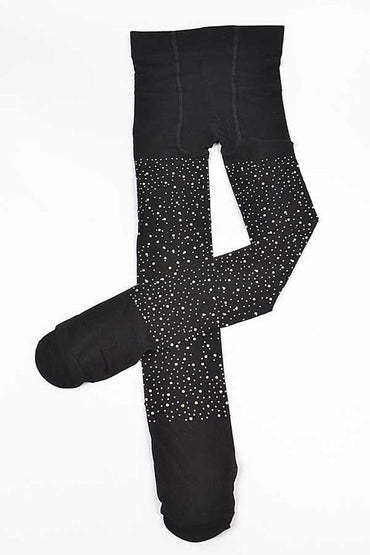 Rhinestone stockings for chic style