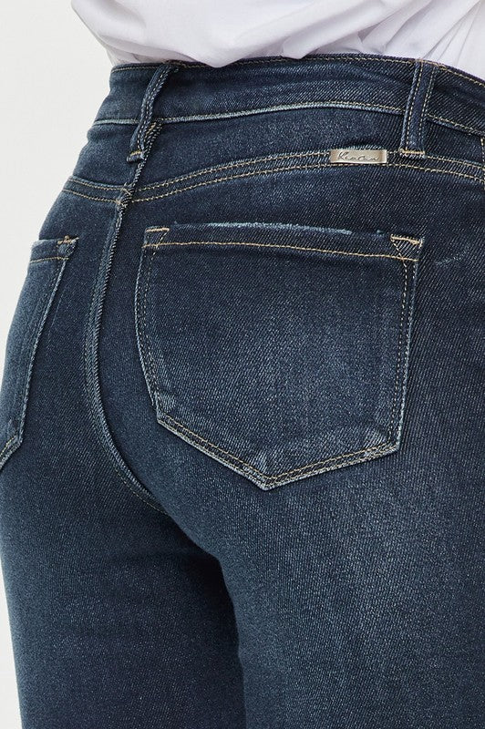 High Rise Button Down Cuffed Ankle Skinny Jeans KanCan Coco’s Tee Boutique