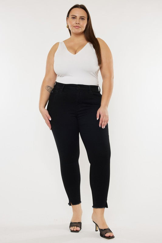 Plus High Rise Ankle Skinny Jeans KanCan Coco’s Tee Boutique