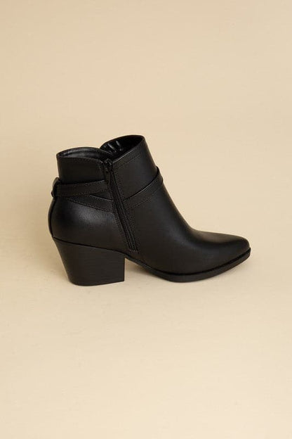 Nadine Ankle Buckle Boots.