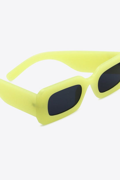 Polycarbonate Frame Rectangle Sunglasses.