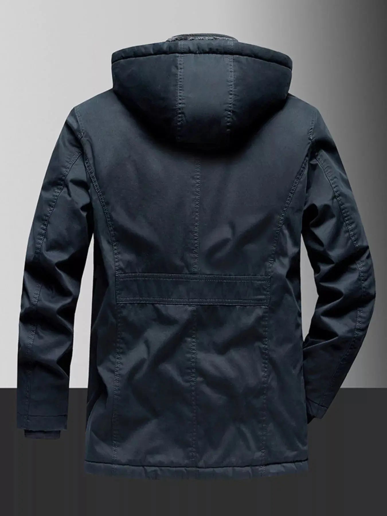 Men's Plus Size Fleece Lined Hooded Winter Coat Simply Love