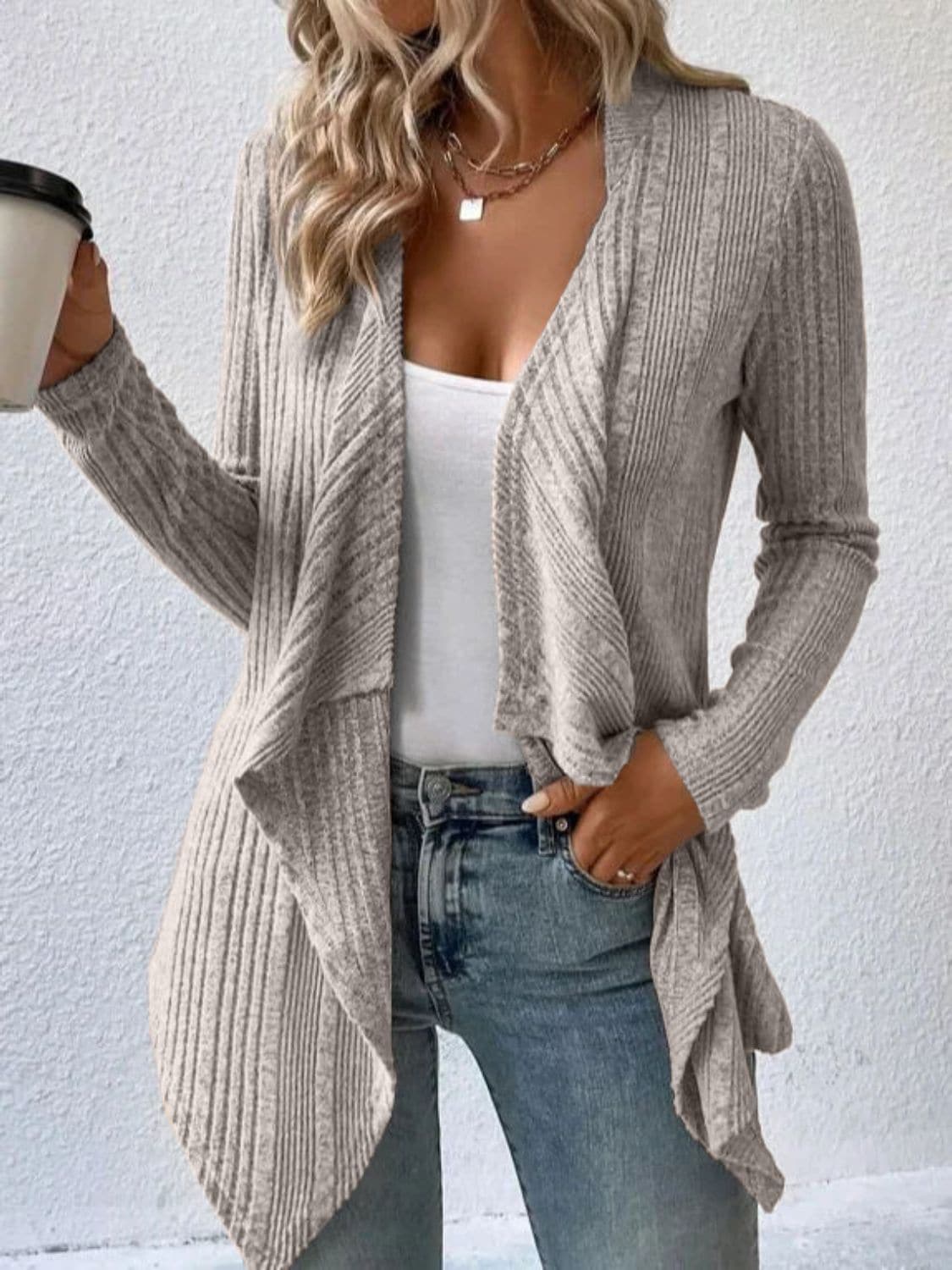 Cozy Long Sleeve Cardigan - S-5XL