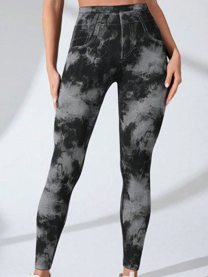 Tie-Dye High Waist Active Leggings.