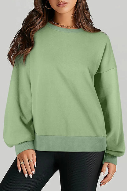 Chic high-low pocket sweatshirt