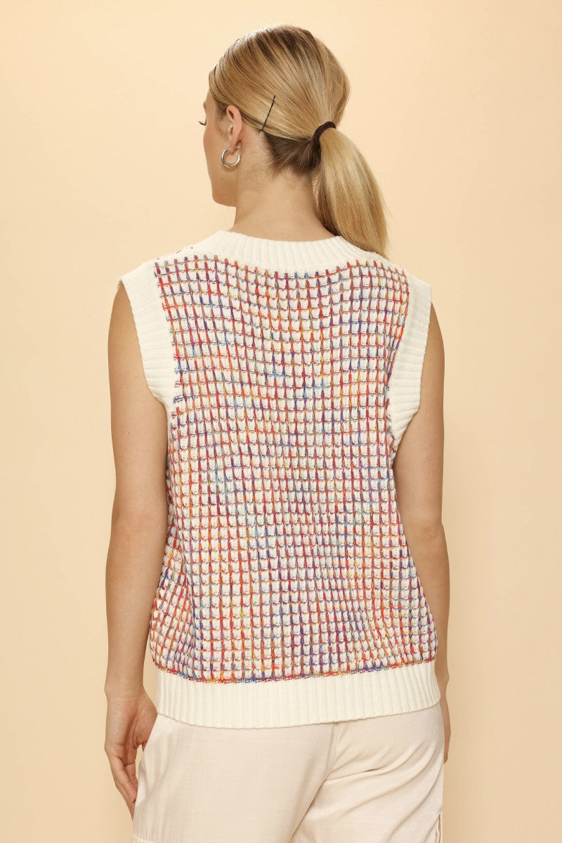 Multicolor knit vest Miss Sparkling