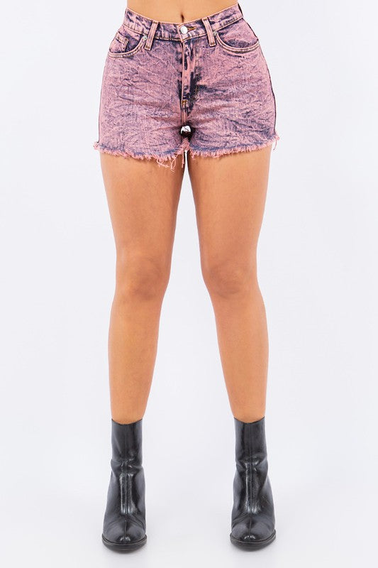 Denim Short in Mineral Pink Coco’s Tee Boutique