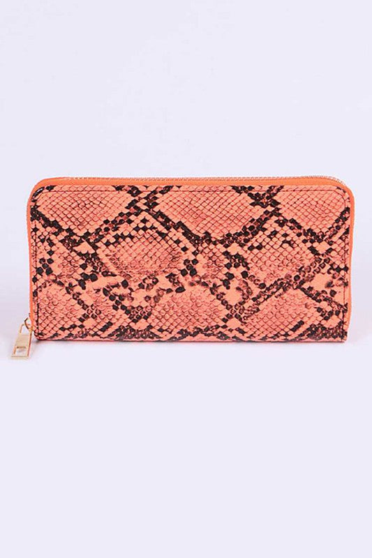 Neon Python Printed Fashion Wallet Coco’s Tee Boutique