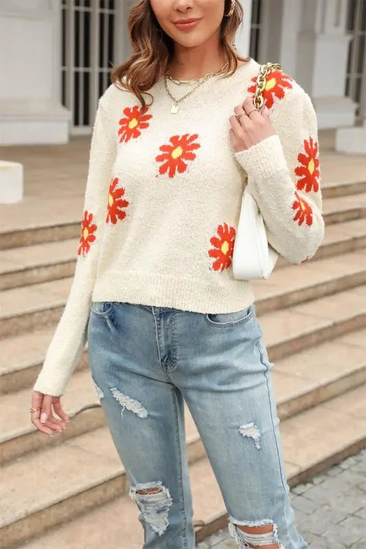 Flower sweater Miss Sparkling