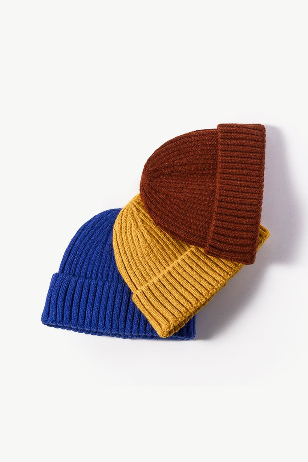 Rib-Knit Cuff Beanie.