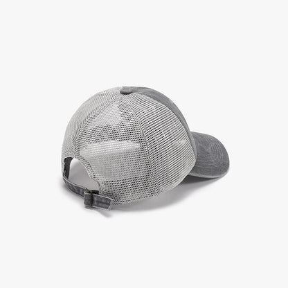 Breathable Mesh Adjustable Baseball Cap.