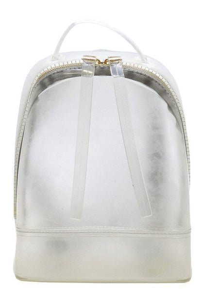 Clear Convertible Jelly Candy Backpack – 2-in-1 Chic!