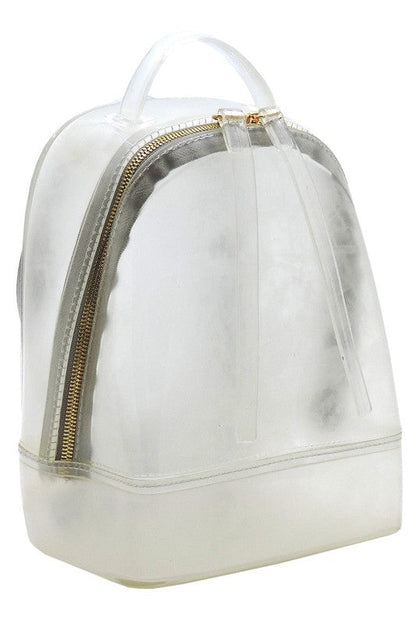 Clear Convertible Jelly Candy Backpack – 2-in-1 Chic!