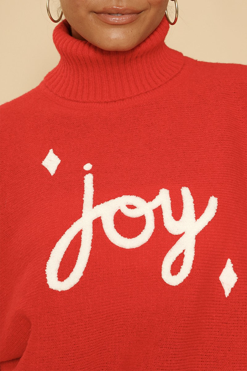 Turtleneck holiday sweater Miss Sparkling
