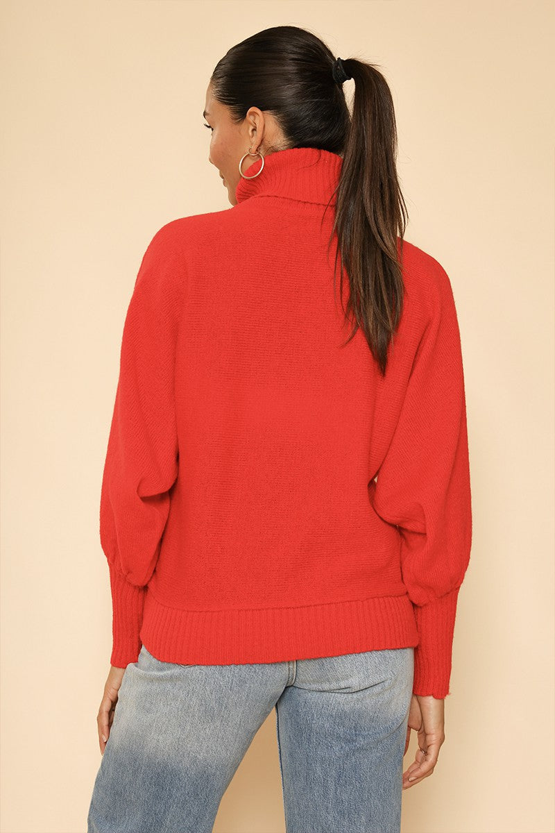 Turtleneck holiday sweater Miss Sparkling