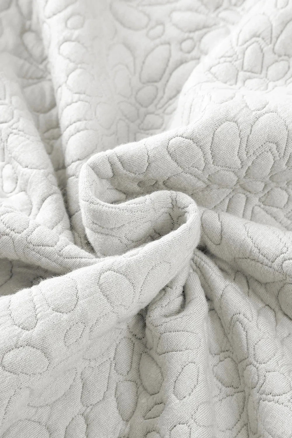 Baseball Collar Floral Quilted Jacket Coco’s Tee Boutique