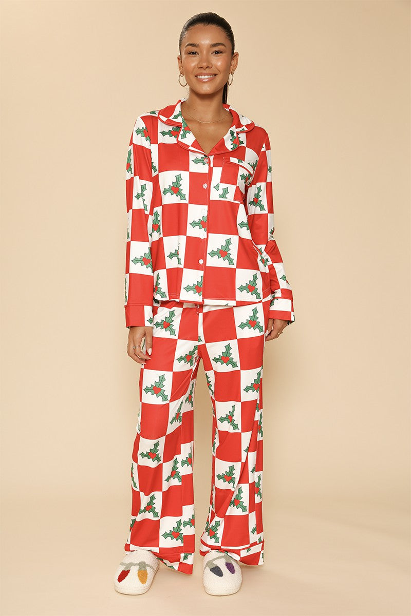 Holiday Christmas pajama set Miss Sparkling