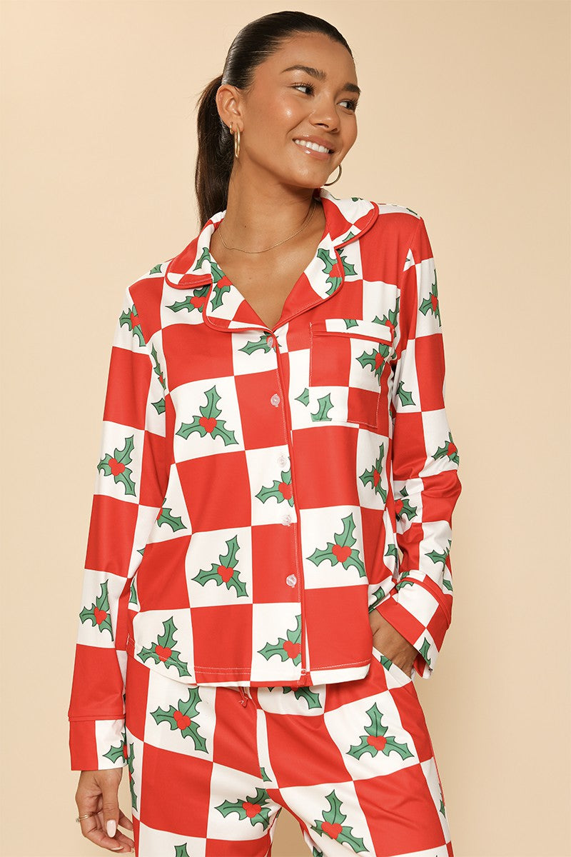 Holiday Christmas pajama set Miss Sparkling