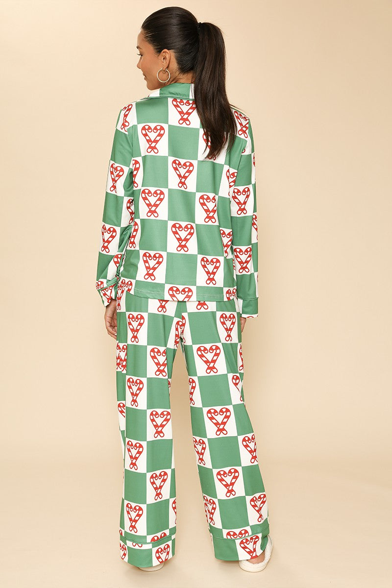 Holiday Christmas pajama set Miss Sparkling
