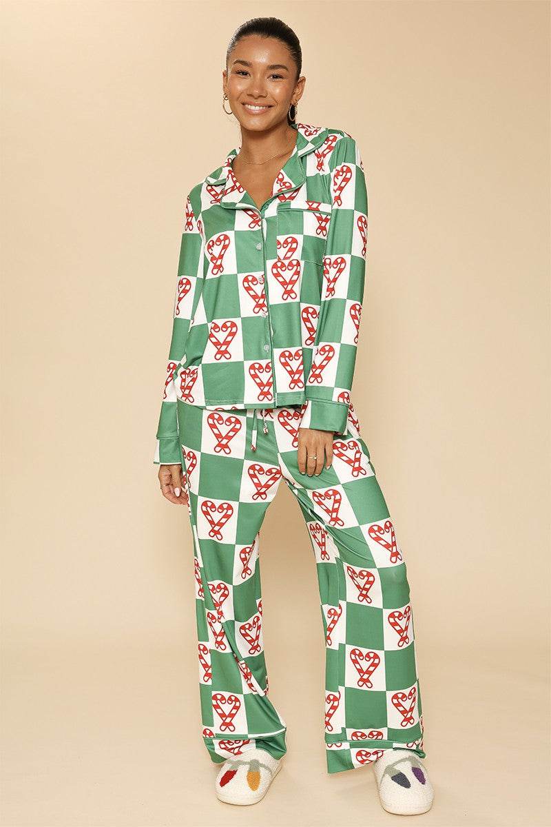 Holiday Christmas pajama set Miss Sparkling