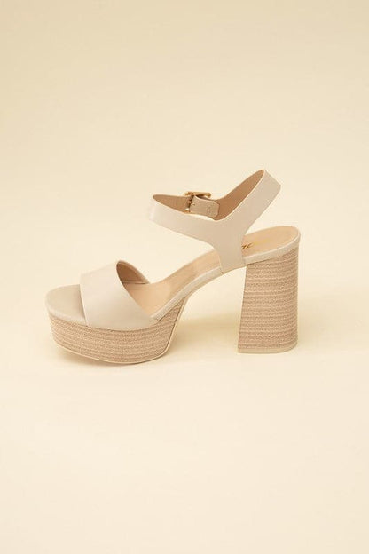 OPTIONS-S Ankle Strap Heels.