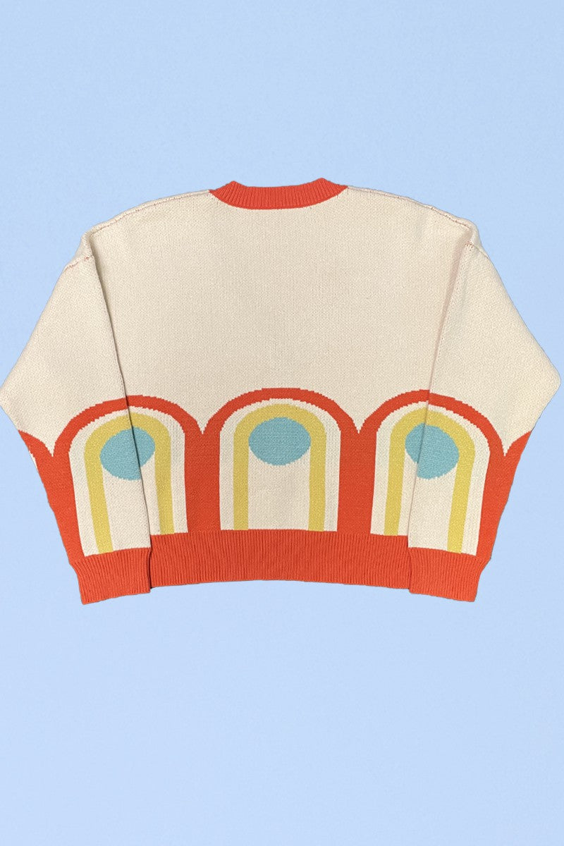 Retro Arch Cardigan Miss Sparkling