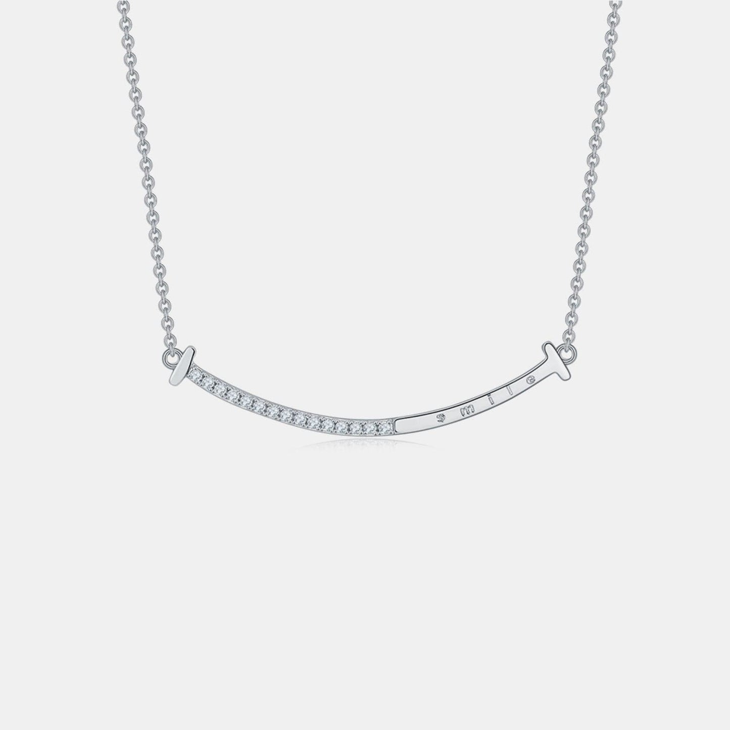 Moissanite 925 Sterling Silver Necklace.