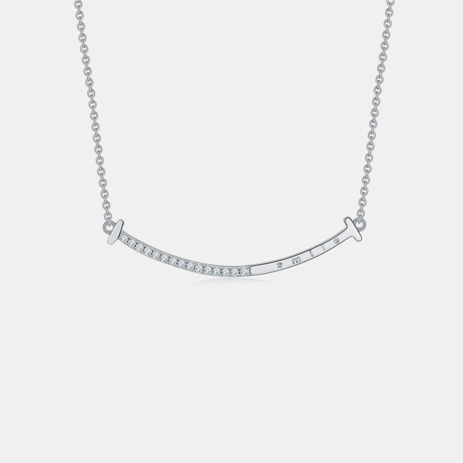 Moissanite 925 Sterling Silver Necklace.