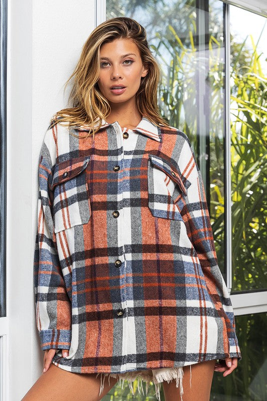 Big Checkered Texture Shirt