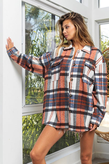 Big Checkered Texture Shirt