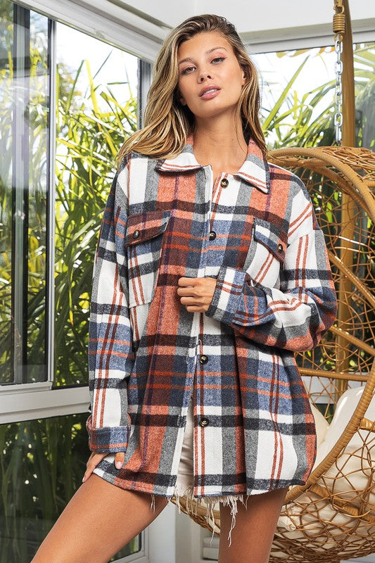 Big Checkered Texture Shirt