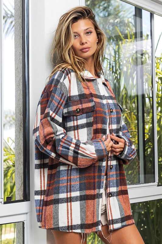 Big Checkered Texture Shirt