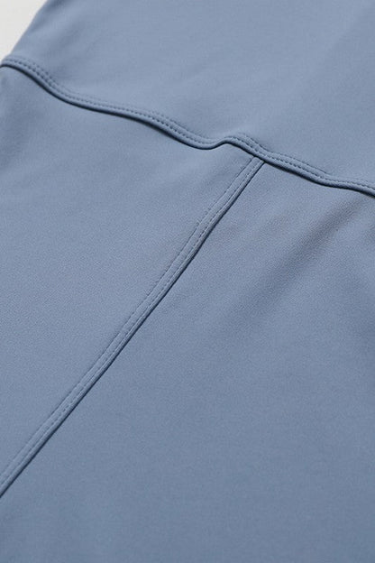 Zippered Activewear Romper – All-in-One High-Performance Jumpsuit