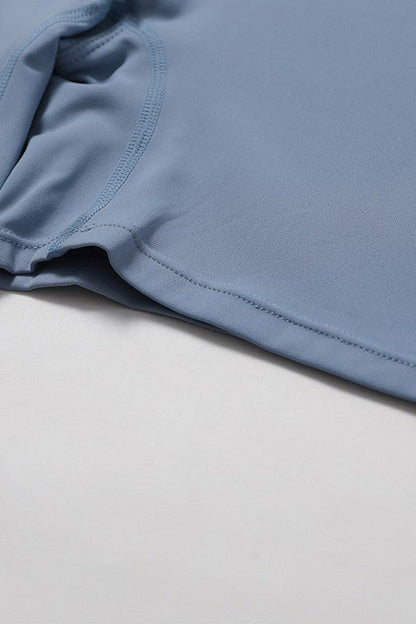 Zippered Activewear Romper – All-in-One High-Performance Jumpsuit