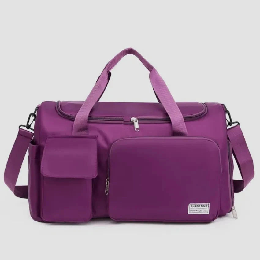 Ultimate Oxford Travel Duffel – Multi-Pocket, Shoe Compartment & Luggage Strap Coco’s Tee Boutique