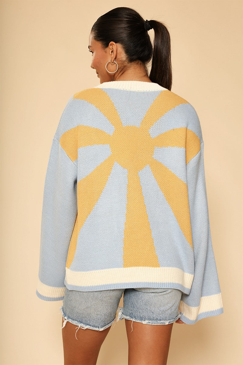 Sunburst cardigan Miss Sparkling
