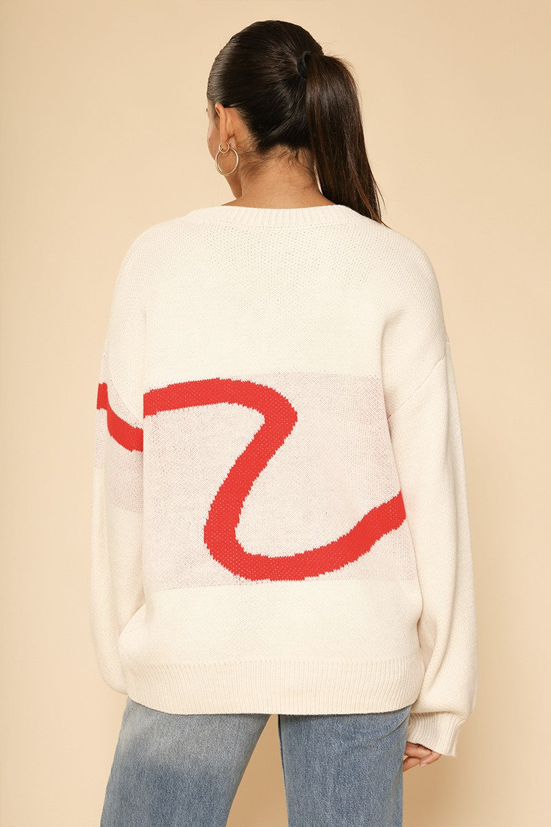 Lipstick cardigan Miss Sparkling