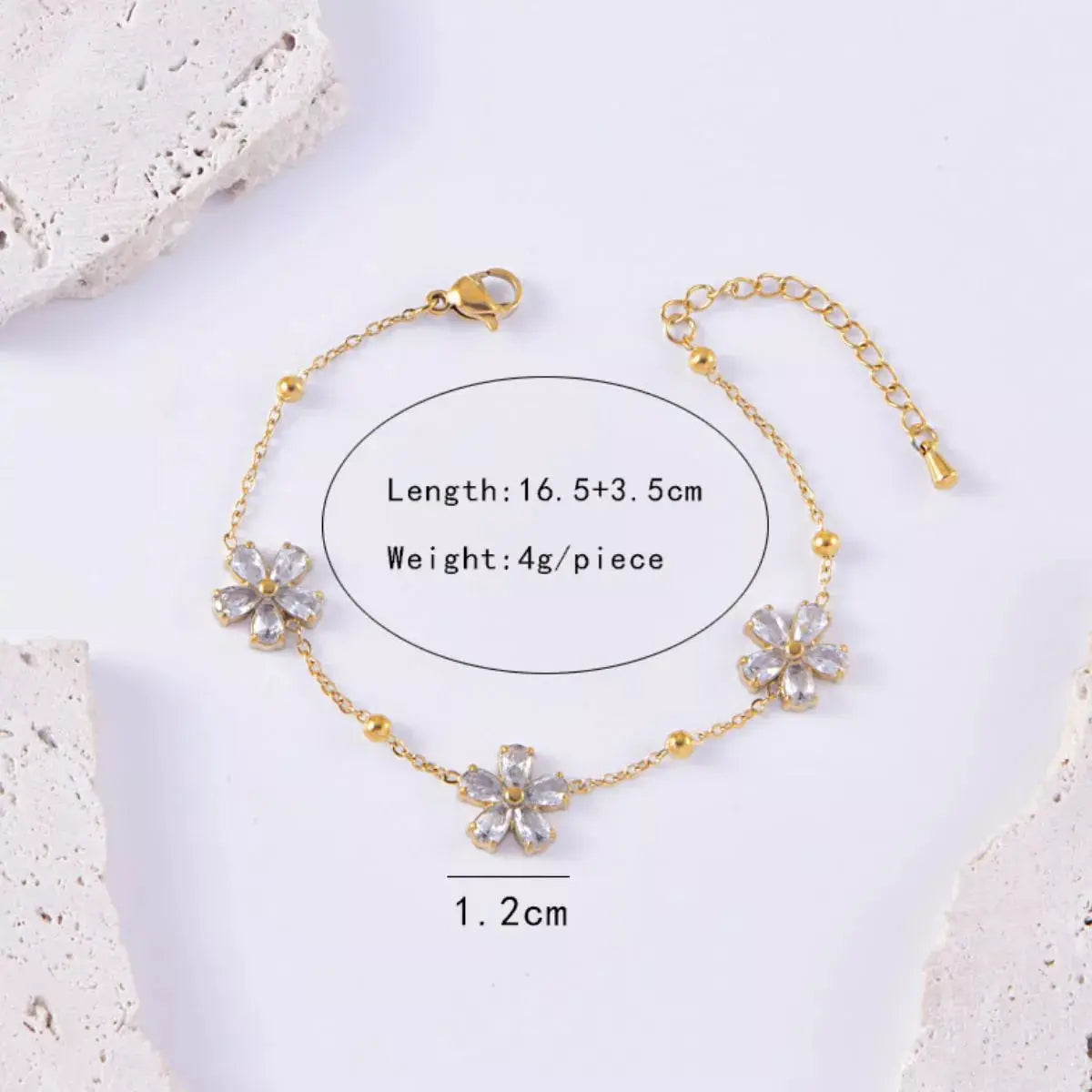 18K Gold-Plated Flower Jewelry Set Simply Love