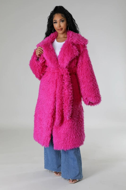Fluff It Up: Fuzzy Glam Heavy Coat Coco’s Tee Boutique