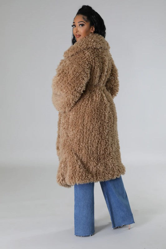 Fluff It Up: Fuzzy Glam Heavy Coat Coco’s Tee Boutique