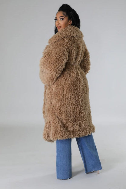 Fluff It Up: Fuzzy Glam Heavy Coat