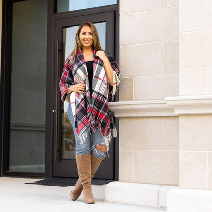 The Lana versatile shawl and poncho