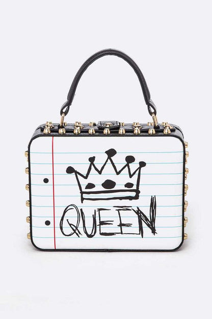 QUEEN LOVE Iconic Top Handle Box Swing Bag