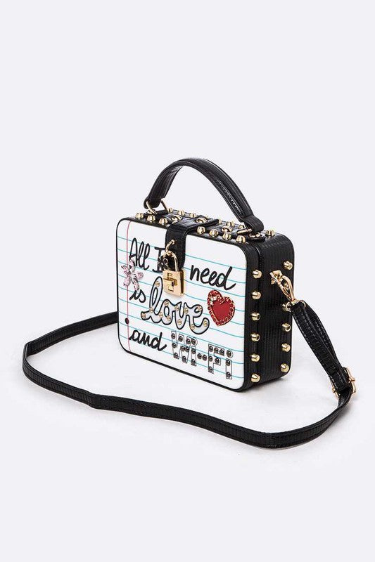 QUEEN LOVE Iconic Top Handle Box Swing Bag Coco’s Tee Boutique