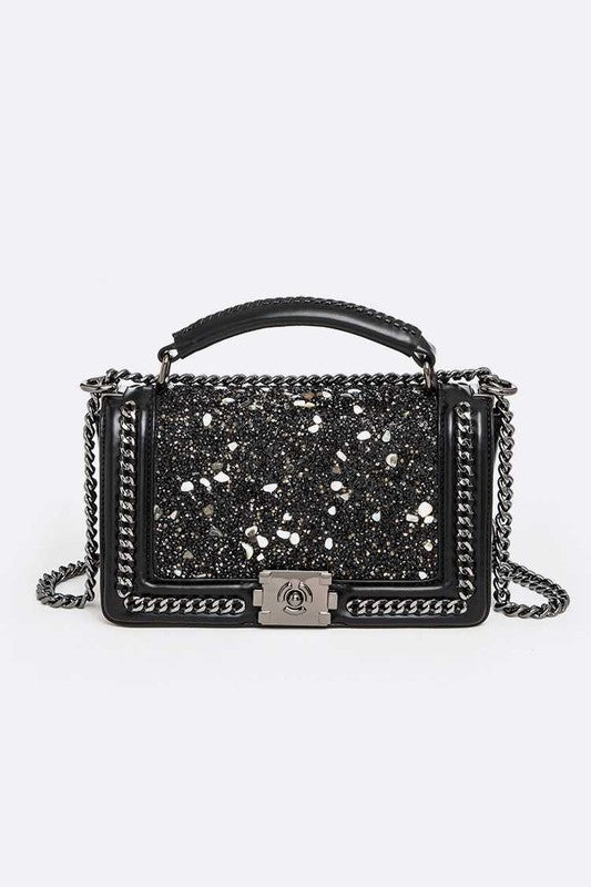 The Midnight Spark Druzy Handbag Coco’s Tee Boutique